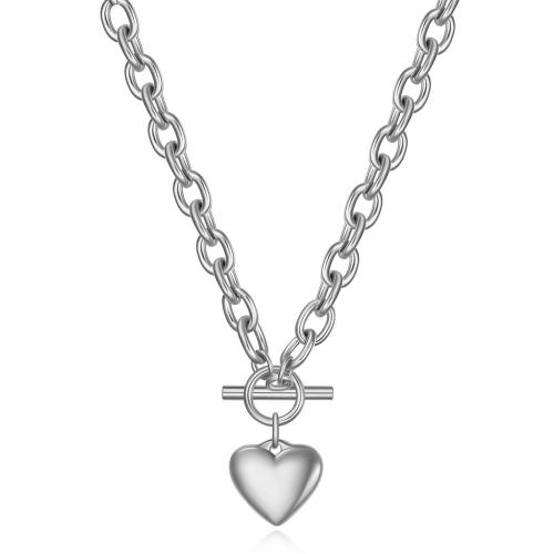 Titanium Steel Jewelry Necklace, handmade, fashion jewelry & Unisex original color Approx 52 cm 