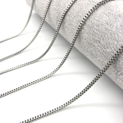 Cadena del collar de acero inoxidable, acero inoxidable 304, Bricolaje & diverso tamaño para la opción, aproximado 5m/Bolsa, Vendido por Bolsa