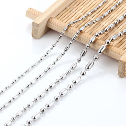 Fashion Stainless Steel Necklace Chain, 304 Stainless Steel, electrolyzation, DIY Approx 