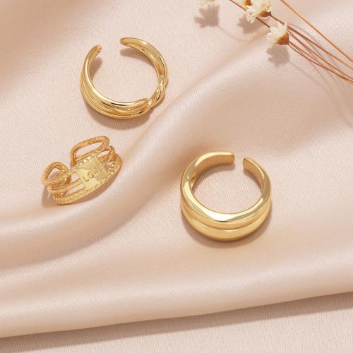 真鍮の指輪, 銅, メッキ, ファッションジュエリー & さまざまなパターンの選択, 金色, 売り手 パソコン