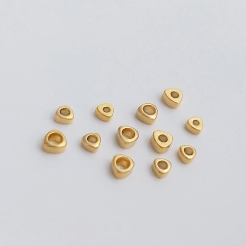 Brass Spacer Beads, real gold plated golden 