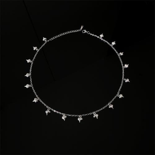 Titanium Steel Jewelry Set, with 6cm extender chain, fashion jewelry & for woman, original color Approx 36 cm, Approx 17 cm 