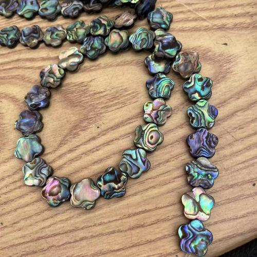 Abalone Shell Beads, Flower, fashion jewelry & DIY, multi-colored, 16mm 