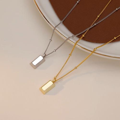 Titanium Steel Jewelry Necklace, fashion jewelry & for woman Approx 45 cm 