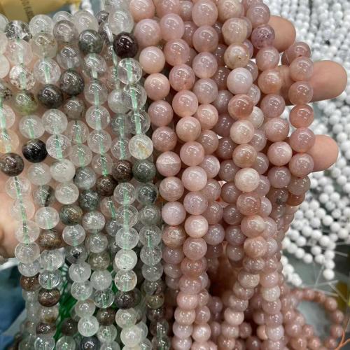 Perles de pierre gemme unique, Pierre naturelle, Rond, poli, bijoux de mode & DIY & différents matériaux pour le choix, plus de couleurs à choisir, 8mm Environ 38 cm, Vendu par brin