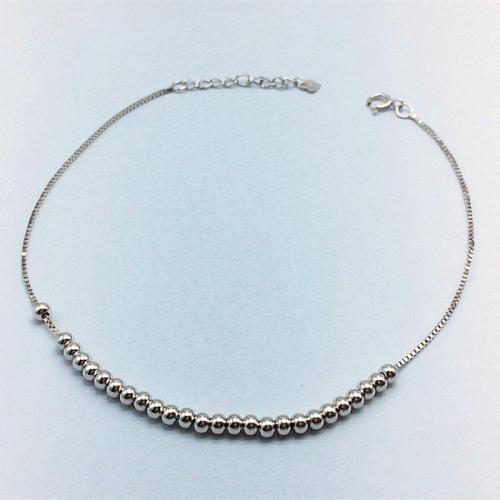 Fashion Sterling Silver Jewelry Sets, 925 Sterling Silver, anklet & bracelet, fashion jewelry & for woman 