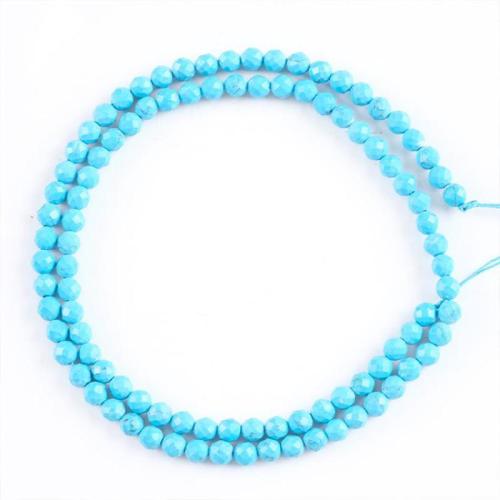 Natural Turquoise Beads, DIY blue Approx 38 cm 