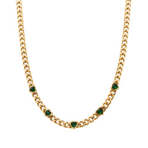 Нержавеющая сталь 304 Ожерелье и Браслет, плакирован золотом, разные стили для выбора & Женский & со стразами, продается PC