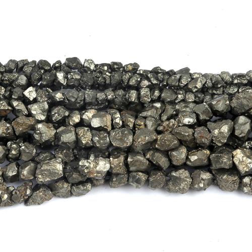 Golden Pyrite Beads, polished, fashion jewelry & DIY mixed colors Approx 38 cm 