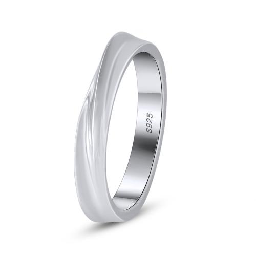 純銀製の指環, 92.5％純度シルバー, メッキ, 異なるサイズの選択 & 女性用, 無色, 売り手 パソコン