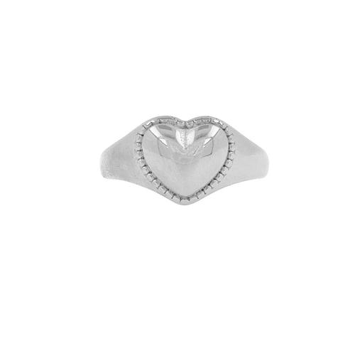Titanium Steel Finger Ring, Heart, plated, fashion jewelry & for woman 