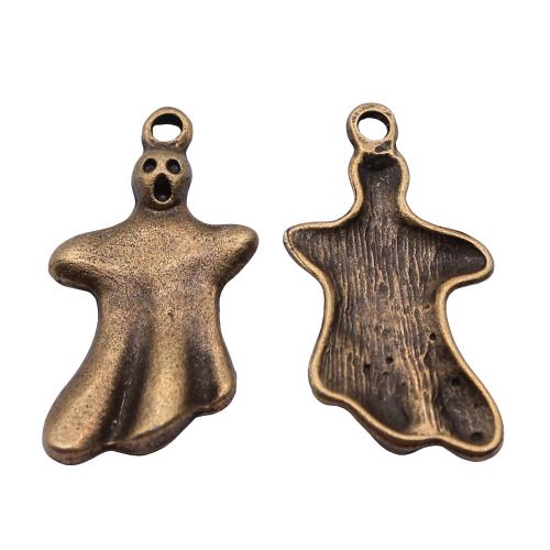 Zinc Alloy Jewelry Pendants, Ghost, antique bronze color plated, vintage & fashion jewelry & DIY 