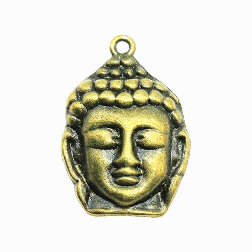 Zinc Alloy Jewelry Pendants, Buddha, plated, vintage & fashion jewelry & DIY 