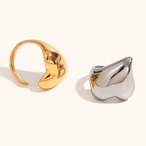Stainless Steel Finger Ring, 316L Stainless Steel, Heart, Vacuum Ion Plating, fashion jewelry & for woman 