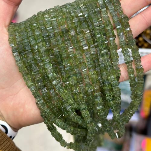 Apatite perles nature, Apatites, poli, bijoux de mode & DIY & normes différentes pour le choix, vert Environ 38 cm, Vendu par brin