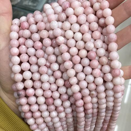 Opal Beads, Pink Opal, Round, polished, fashion jewelry & DIY pink Approx 38 cm 