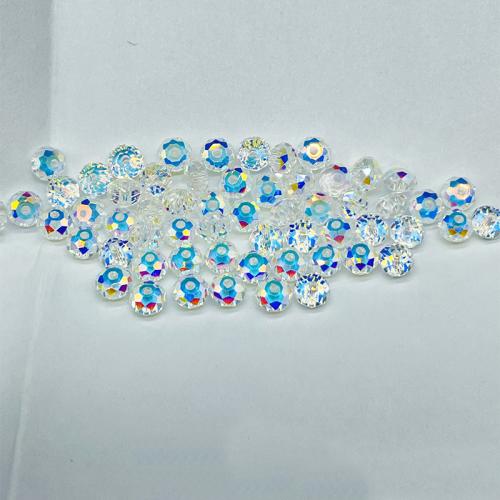 Gemischte Kristall Perlen, DIY & verschiedene Größen vorhanden, Mehrfarbige, ca. 200PCs/Tasche, verkauft von Tasche