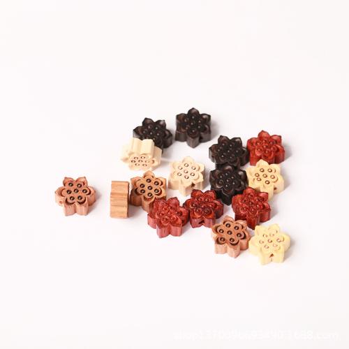 Dyed Wood Beads, Carved, DIY Wide 15mm,Thick 6mm Approx 1.5-2mm [