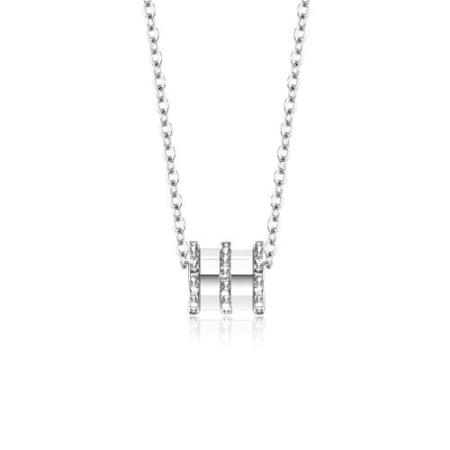 Sterling Silber Schmuck Halskette, 925er Sterling Silber, mit Verlängerungskettchen von 5cm, Modeschmuck & für Frau, keine, Länge:ca. 40 cm, verkauft von PC