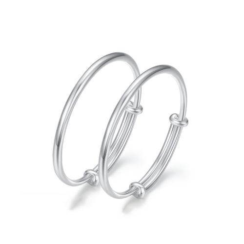 Sterling Silver Children Bangle, 925 Sterling Silver, fashion jewelry, Inner Approx 50mm [