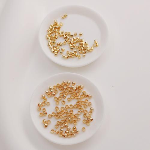 Beaucoup de perles de cuivre, laiton, Placage de couleur d'or, DIY & normes différentes pour le choix, plus de couleurs à choisir Vendu par sac