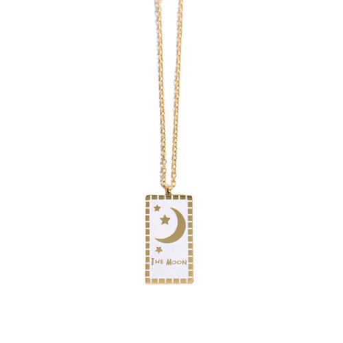 Titan Schmuck Halskette, Titanstahl, mit Verlängerungskettchen von 5cm, Vakuum-Ionen-Beschichtung, für Frau & Emaille, keine, Länge:45 cm, verkauft von PC