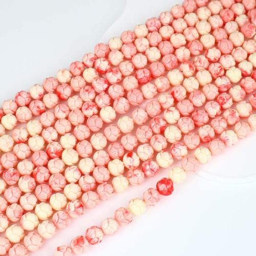 DIY Buddha Beads, Fluted Giant, Lotus & layered, shell pink Approx 2mm 