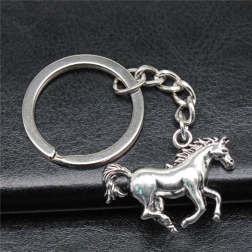 Zinc Alloy Key Chain Jewelry, Horse, multifunctional 