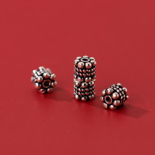 Perles intercalaires en argent , Argent sterling 925, DIY Environ 1.2mm, Vendu par PC