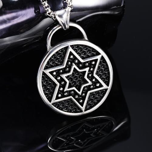 Stainless Steel Jewelry Necklace, 304 Stainless Steel, polished, fashion jewelry & for man, original color Approx 60 cm 