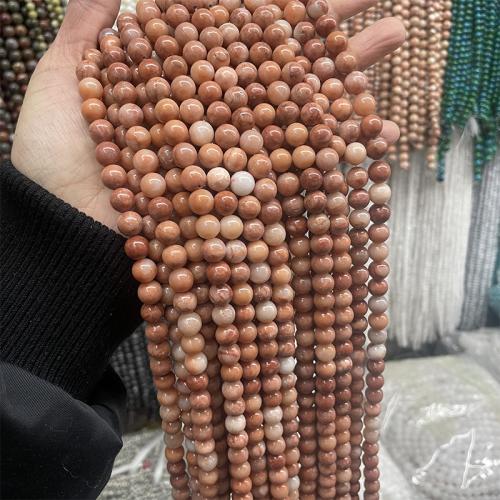 Pink Aventurine Bead, Round, fashion jewelry & DIY mixed colors Approx 38 cm 