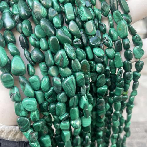 Natürliche Malachit Perlen, Klumpen, Modeschmuck & DIY & verschiedene Größen vorhanden, grün, Länge:ca. 38 cm, verkauft von Strang
