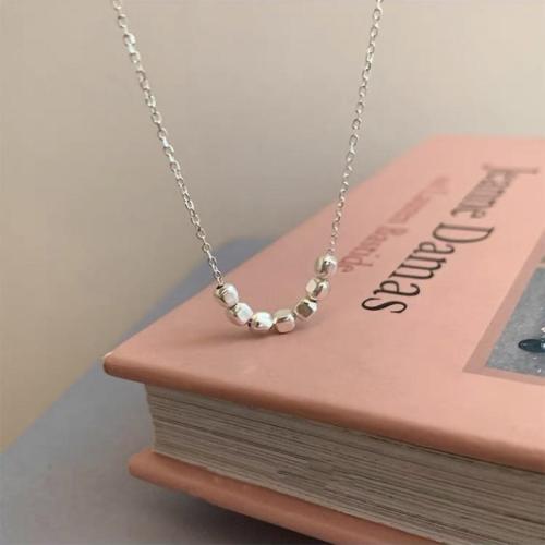 Стерлинговое серебряное ожерелье ювелирного изделия , 925 пробы, ювелирные изделия моды & Женский, длина:Приблизительно 40-45 см, продается PC