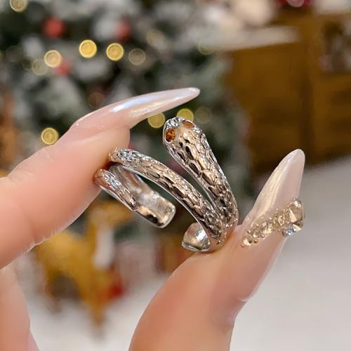 Brass Finger Ring, Snake, plated, fashion jewelry & for woman US Ring 