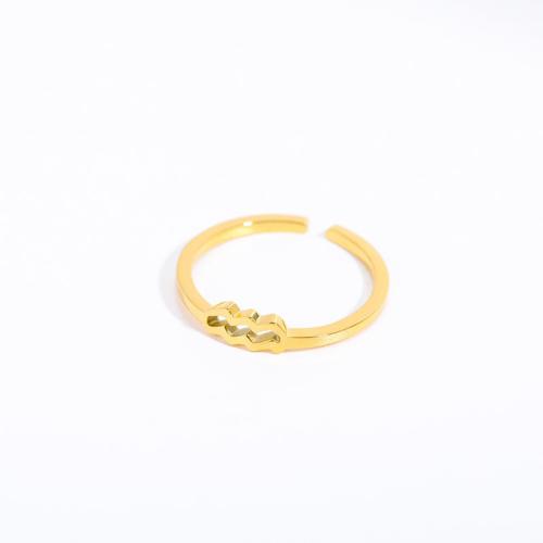 チタン鋼の指環, チタン鋼, メッキ, 異なるスタイルを選択 & 女性用, 金色, 売り手 パソコン
