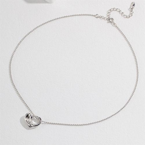 Titanium Steel Jewelry Necklace, plated, for woman Approx 41-50 cm 