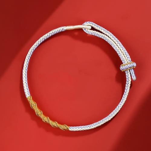 corde de coton bracelet, unisexe & tressé, plus de couleurs à choisir Environ 6-8 pouce, Vendu par PC