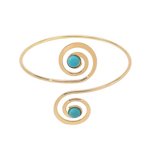 Iron Arm Bangle, with turquoise, fashion jewelry & for woman 