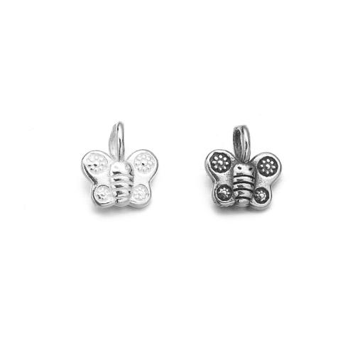 Sterling Silver Animal Pendants, 925 Sterling Silver, Butterfly, DIY 