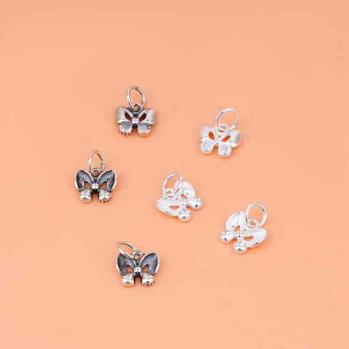 Sterling Silver Animal Pendants, 925 Sterling Silver, Butterfly, DIY 
