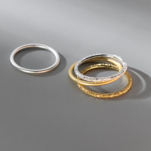 Plata de ley 925 anillo, Donut, diverso tamaño para la opción & para mujer, más colores para la opción, tamaño:5-8, Vendido por UD