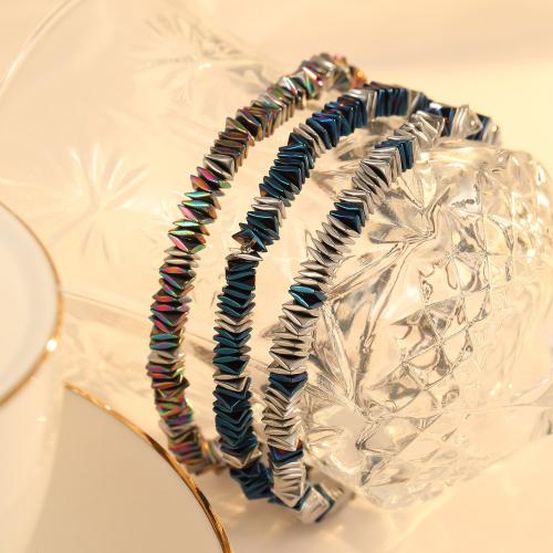 Titane bracelet en acier et bracelet, Acier titane, fait à la main, bijoux de mode & unisexe, plus de couleurs à choisir Environ 18 cm, Vendu par PC