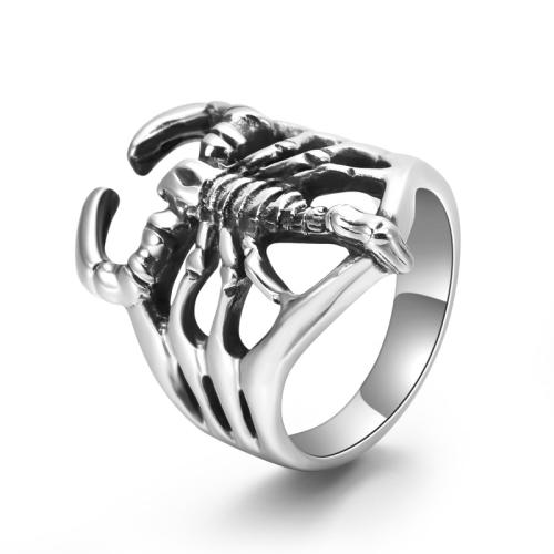 Stainless Steel Finger Ring, 304 Stainless Steel, polished, fashion jewelry & for man 