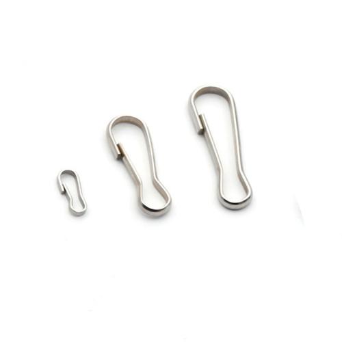Stainless Steel Jewelry Clasp, 304 Stainless Steel, polished, DIY original color, Approx 