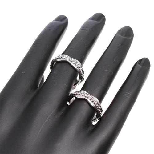 Stainless Steel Finger Ring, 304 Stainless Steel, plated, fashion jewelry Box ring 8mm, ring ring number mixed 17-21 