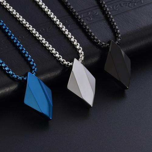 Stainless Steel Jewelry Necklace, Tungsten Steel, polished, fashion jewelry & Unisex Approx 60 cm 