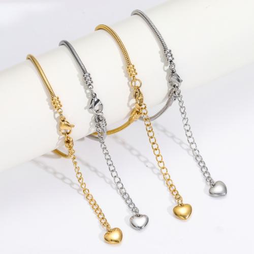 Stainless Steel Chain Bracelets, 304 Stainless Steel, fashion jewelry & for woman 3.2mm 