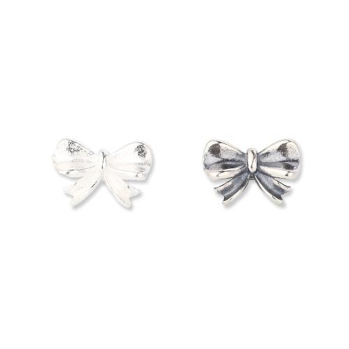 925 Sterling Silber Ösenknöpfe, Schmetterling, DIY, keine, verkauft von PC