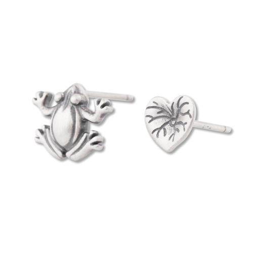 Sterling Silver Stud Earring, 925 Sterling Silver, for woman, original color 