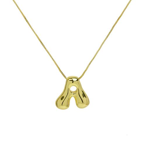 Ожерелье ручной латунные, Латунь, Другое покрытие, разные стили для выбора & Женский, Золотой, длина:45 см, продается PC